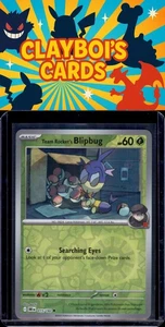 Team Rocket's Blipbug SV10: Destined Rivals Pokémon 015/182 Reverse Holo NM+ - Picture 1 of 2