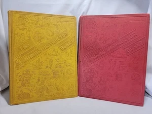 The Junior Instructor Book 1 & 2 Embossed Hardcover 1962 VTG Homeschool - Picture 1 of 6
