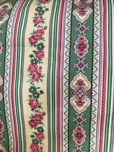 Pierre Deux French Country Fabric - Gatsby-yellow/green - Remnant-Home Decor - Picture 1 of 4