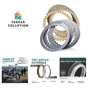 Extra Clutch Plate Friction Steel Clutch Kit Compatible with 1991-2017 Sports... - Picture 1 of 8