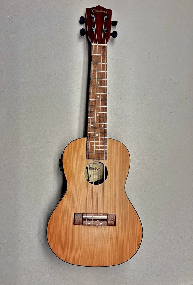 Mitchell MU50SE Acoustic-Electric Concert Ukulele with Solid Cedar Top Natural - Image 1 of 4