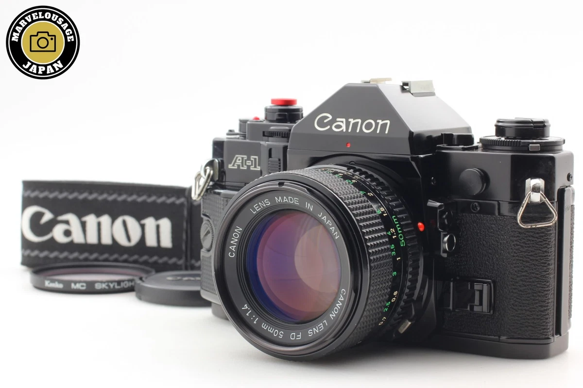 【整備済　美品】Canon A-1 SLR ブラックFD SSC 35-70mm 整備済 美品】Canon A-1 SLR ブラックFD SSC 35-70mm