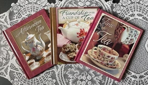 Lot Of 3 small Tea Books decor - Picture 1 of 5