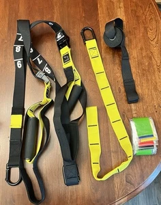 Premium Straps Trainer Hängegurt Widerstand Zugseil Home Gym Workout Set - Bild 1 von 4