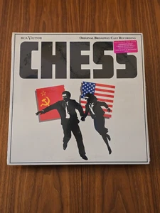 CHESS Original Broadway Cast RARE Vinyl Album Tim Rice Benny & Bjorn ABBA VG+ - Picture 1 of 9