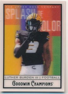 LUTHER LOAD III 2025 UPPER DECK SPLASH OF COLOR GOODWIN CHAMPIONS #SCL-LB - Bild 1 von 2