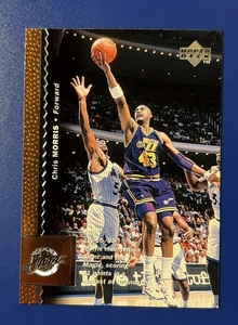 1996-97 Upper Deck Basketball Chris Morris Utah Jazz #126 - Picture 1 of 2