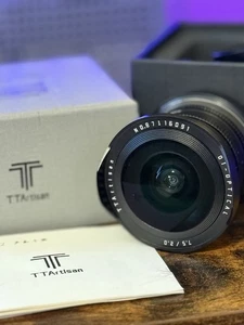 TTartisan 7.5mm F2.0 APS-C MF Fisheye Lens for Sony E Canon RF EF-M XF Z M43 L - Picture 1 of 5
