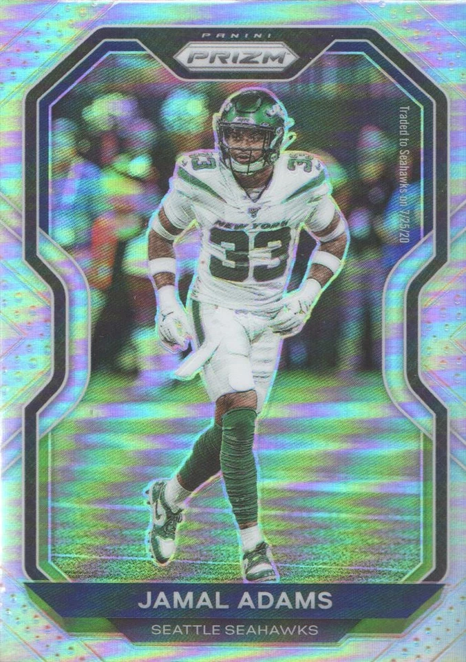 2020 Panini Prizm Football Trading Cards Silver Parallel: Pick From List - Image 1 of 1