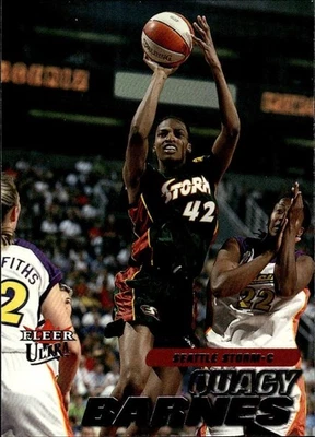 2001 Ultra WNBA #76 Quacy Barnes - Image 1 of 2