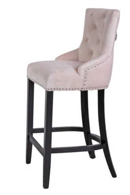 Tresen Hocker Barhocker Samtstuhl Küchenstuhl Barstuhl Küchenhocker Bistrohocker - Bild 1 von 4