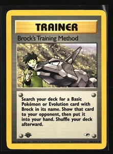 Pokemon BROCKS TRAINING METHOD  106/132 1st Edition (2000 Gym Heroes) LP/NM - Picture 1 of 2