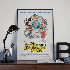 Bugs Bunny Roadrunner Movie Film Cartoon Print Poster Picture A3 A4 Warner Bros - Picture 1 of 2