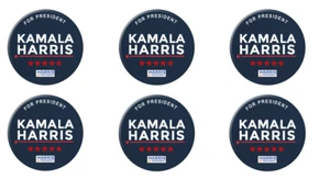 Kamala Harris For President 2024 - Campaign Button Package of 6 (HARRIS-705) - Picture 1 of 4