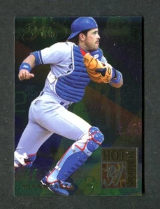 Mike Piazza #7 Hot Numbers Metallic Front 1994 Flair MLB Baseball Insert Card - Picture 1 of 2