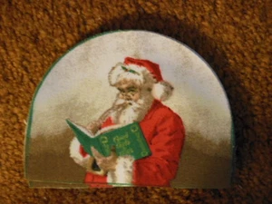 24 piezas de tela - SANTA y el BUEN LIBRO - 5""x3,75"" - todas iguales - Imagen 1 de 1