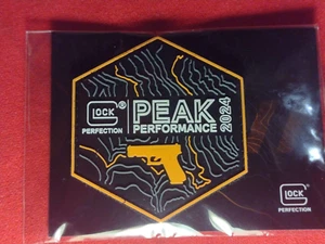 Parche de tirador táctico GLOCK PERFECTION PEAK PERFORMANCE 2024 SHOT-SHOW NUEVO EN PAQUETE NUEVO - Imagen 1 de 7