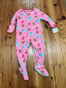 Carter's Child Of Mine Fleece Eule & Eichhörnchen Pyjama Schlafanzug, 24 Monate Mädchen - Bild 1 von 5