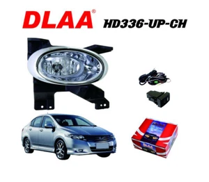 Fog Lamp Driving Light For Honda City 2009-2011 H11 55W Chrome Cover - Foto 1 di 5