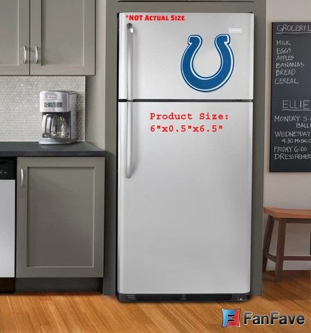 New NFL Indianapolis Colts 3-D Foam Magnet Home Office Bar Decor - Made in USA Cover