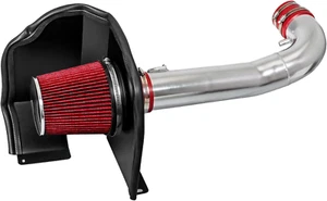 Cold Air Intake System with Heat Shield Kit + Filter Combo RED Compatible for 14 - Picture 1 of 6