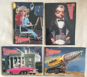 Gerry Anderson's Thunderbirds Fridge Magnets x4 - Picture 1 of 1