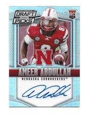 Ameer Abdullah AUTOGRAPH RC Nebraska Cornhuskers 2015 Panini Prizm AUTO Football