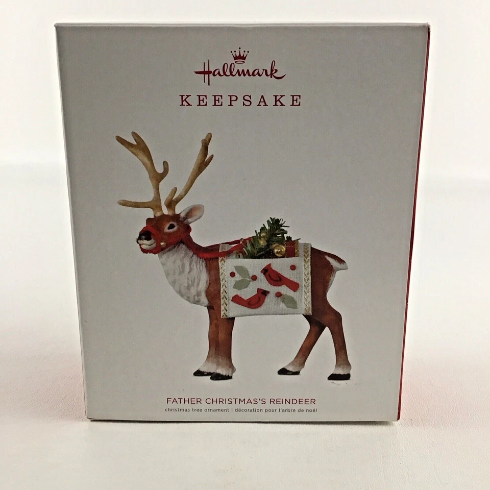 Hallmark Keepsake Father Christmas Reindeer Limited Edition 2018