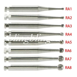 8 tipos de carburo redondo dental para pestillo de velocidad lenta tipo RA 1# - 8# bolsas - Imagen 1 de 18
