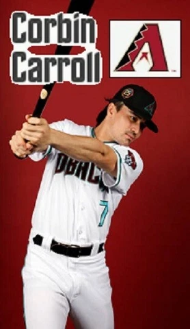 Corbin Carroll Arizona Diamondbacks Baseball Refrigerator Magnet #02 Cover