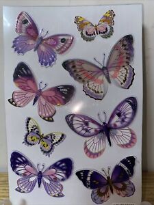 3D Sticker * Aufkleber * Schmetterling mit beweglichen Flügeln * Nr. III 🦋