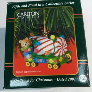 Tarjetas Carlton adorno en camino para Navidad - 2001 quinto y último de una serie - Imagen 1 de 4