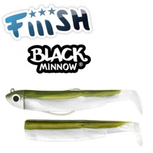 Paquete combinado de señuelos Fiiish Black Minnow No.2.5 Bass Pollock Bacalao Wrasse Perch - Imagen 1 de 12