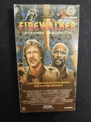 VHS - Firewalker - Media Chuck Norris- Cult- Louis Gossett Jr- Cannon - Image 1 of 4
