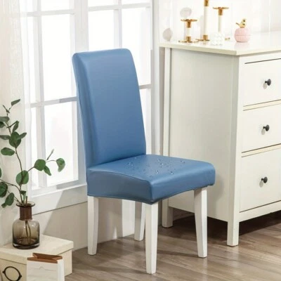 4/6 pcs 100% waterproof chair covers for dining furniture protection decoration - image 1 of 4