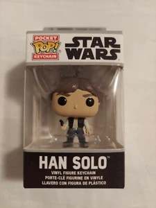 Star Wars Funko POP Keychain Han Solo 2" Pocket Vinyl Figure Collectible in Box - Picture 1 of 3
