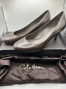 Cole Haan Air Lainey Pumps Dark Chocolate Brown Women's Size 7.5 Heels NEW w/Bag - Picture 1 of 14