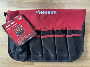 Husky 12In. 30 Pocket Heavy Duty Bucket Jockey 5 Gallon Storage Tool Bag R1 - Picture 1 of 2