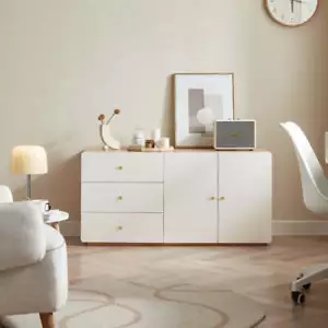 Minimalist Timber Storage Cabinet/Dresser with Drawers and Doors/Chest of Dra... - Picture 1 of 9