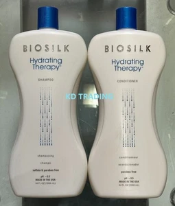 (2 Stück) BIOSILK Silk Strengthening HYDRATING THERAPY SHAMPOO + CONDITIONER 1006ml - Bild 1 von 9