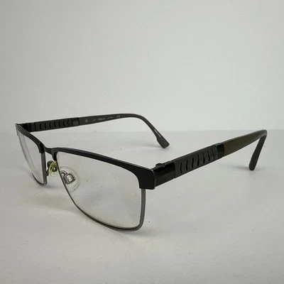 Gafas de diseñador negras FLEXON E1110 033 LATTITUDE 55-18-145 monturas solamente Foto 1 de 4