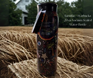 NEW Starbucks x Farm Rio Borogodo 20oz Cold Drink Water Bottle Vacuum Insulated - Picture 1 of 5