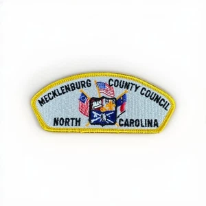 Mecklenburg County Council BSA CSP Patch North Carolina Vintage Scout - Picture 1 of 2