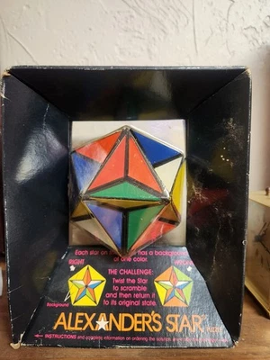 Vintage 1982 Alexander’s Star Puzzle NIB Rubik’s Cube Makers - Image 1 of 4