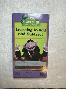 Sesame Street Home Video (VHS, 1987) - Learning to Add & Subtract w/ the Count - Picture 1 of 9