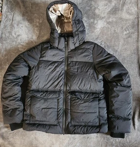 Alpine Design Down Puffer Hooded Coat, Womens XS, Black - Picture 1 of 9
