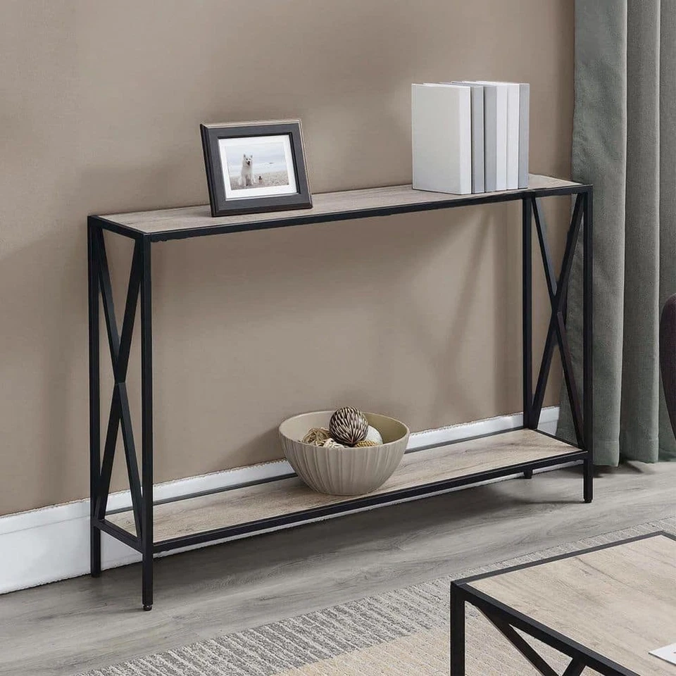 Mesa consola Convenience Concepts 29" H X 47,25" L, tablero de partículas rectangular Foto 1 de 4