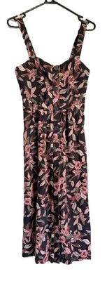 Женские льняные хлопковые без рукавов на пуговицах с подкладкой French Connection размер 10 - Изображение 1 из 4