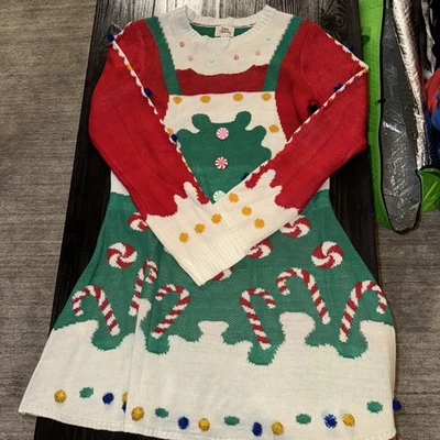 Vestido BORN FAMOUS Mujer Navidad Pan de Jengibre Línea A TALLA XL Foto 1 de 3