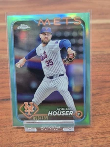 2024 Topps Chrome Adrian Houser New York Mets #USC58 Aqua Refractor /199 - Bild 1 von 2